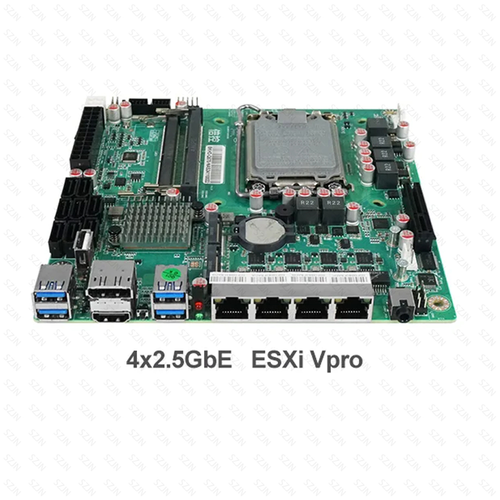 ชุดคอมโบเมนบอร์ด NAS Set Q670  - Nas Motherboard 8 Sata Mini Itx บทวิจารณ์และราคา