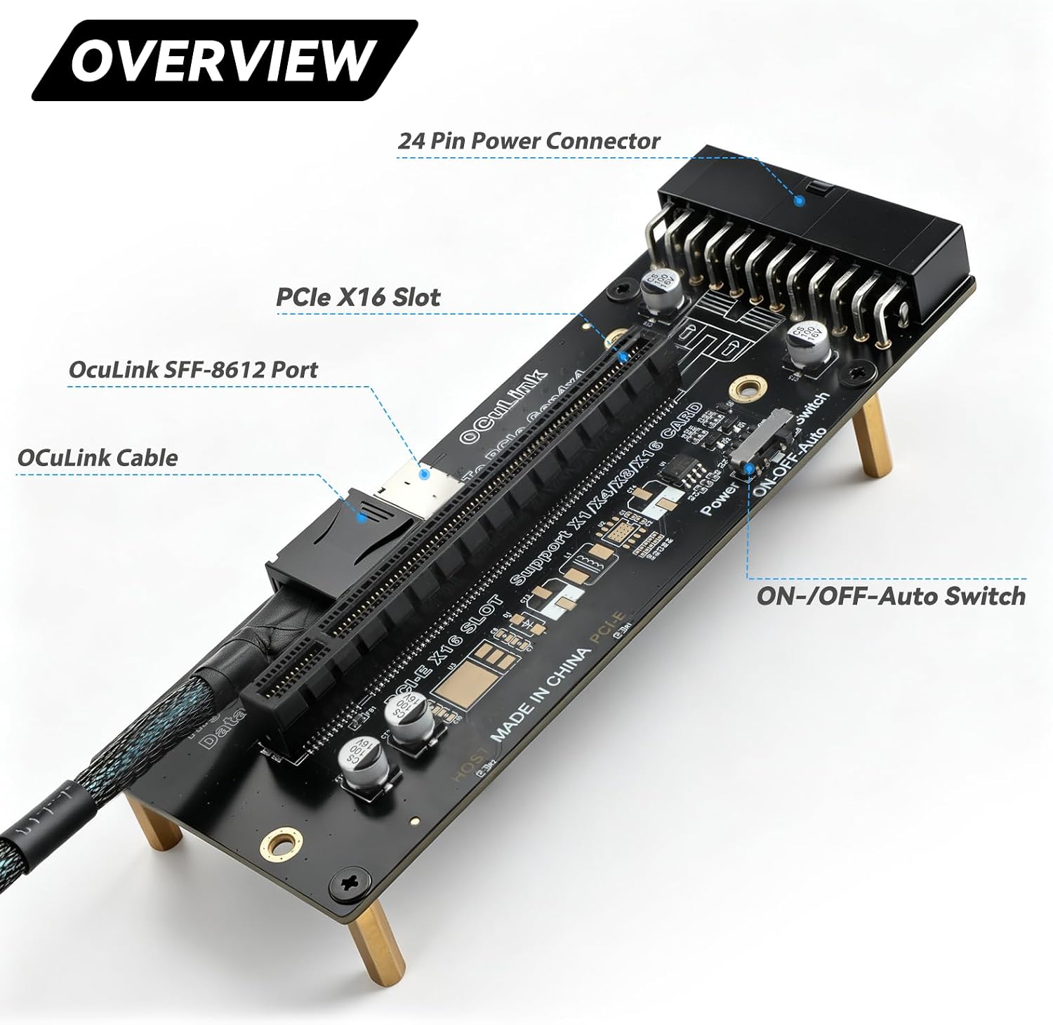 OCuLink PCIe 4.0 X4 64Gbps SFF - Oculink Egpu Mini Pc บทวิจารณ์และราคา