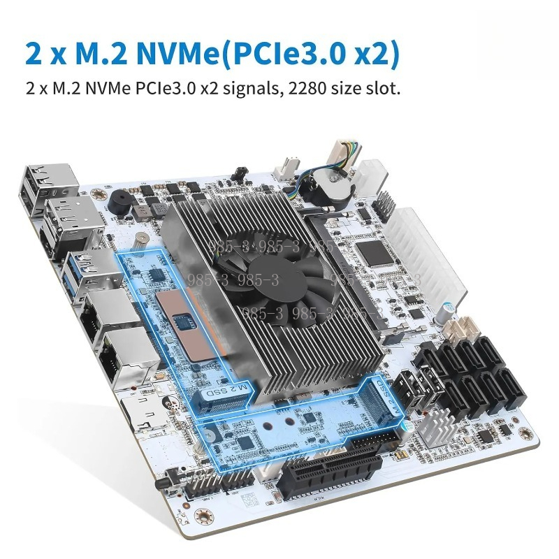 เมนบอร์ด NAS ขนาดเล็ก Mini‑ITX - Nas Motherboard 8 Sata Mini Itx บทวิจารณ์และราคา